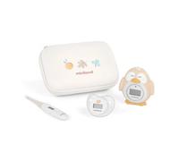 Miniland Kit thermomètres pour bébé Valencia Thermokit – 3 thermomètres, étui pratique – Clair
