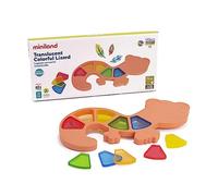 Miniland Lézard sensoriel translucide. Jeu de Stimulation sensorielle pour Les Enfants de 1 à 2 Ans fabriqué en Espagne avec des matériaux durables. Collection Feel to Learn.