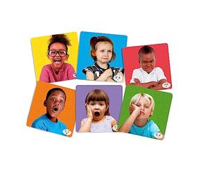 Miniland Lot de 6 puzzles émotionnels pour enfants à partir de 2 ans. Avec des images d'émotion et de gestes faciaux. Lavable et durable. Fabriqué en Espagne
