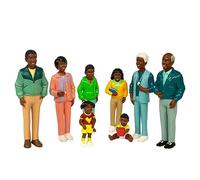 Miniland Miniland27396 Lot de 8 Figurines de Famille Africaine à partir de 3 Ans