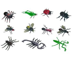 Miniland Miniland27480 Lot de 12 Figurines d'insectes