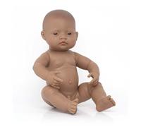 Miniland 15.75 '' Anatomically Happy Newborn Baby Doll, Hispanic Boy