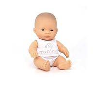 Miniland-31145 Baby Doll Asian Boy Polybag, 31145, Multicolore, Moyen