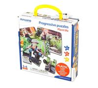 Miniland Miniland35260 Plante Cycle de Vie Progressive Puzzles Lot de 4