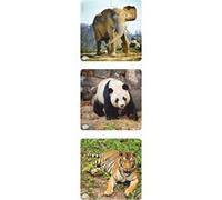Miniland Miniland36060 4 Progressive Animals Lot de Puzzles
