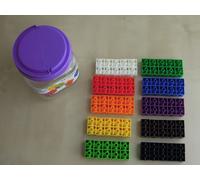 Miniland Miniland95210 Cubes De 2 Cm Dans Un Pot (Lot De 100)