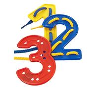 Miniland Miniland95268 Ensemble de laçage 40 Chiffres Multicolore