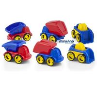 Miniland Minimobil Dumpy 6 Units Multicolore