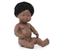 Miniland P Poupée Bébé Africaine Atteinte Du Syndrome De Down 38 Cm