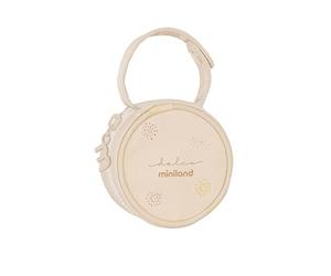 Miniland Pacipocket Vanille. Support de sucette étanche avec poignée suspendue. Collection Dolce.