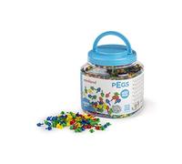 Miniland Pegs 10 mm (2 600 pièces) - Primary Colors