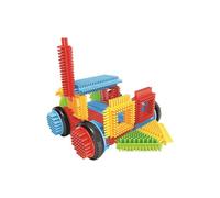 Miniland - Pegy Bricks : Vroom Ride - Jeu de Construction pour Enfants avec 22 pièces pour Assembler Une Voiture, stimule l'imagination, la motricité et Le Jeu Symbolique, à partir de 2 Ans