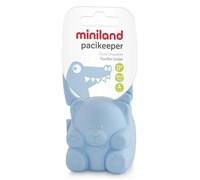 MINILAND Petit ourson porte-tétine avec poignée Pacikeeper - Dès la naissance - Bébé garçon - Bleu