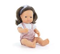 Miniland Poupée Chestnut Baby Doll 38 cm Rose Enfants
