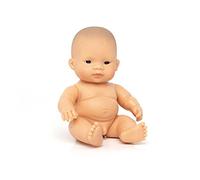 Miniland Poupée bébé en Peau très Claire 21 cm pour Imaginer et Apprendre