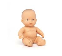 Miniland Poupée bébé en Peau très Claire 21 cm pour Imaginer et Apprendre