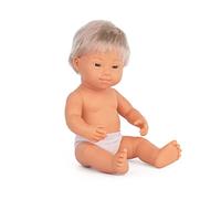Miniland Rubio Down Syndrome Baby Doll 38 Cm Multicolore Enfants
