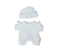 Pyjama Blanc Avec Chapeau Pour Poupée De 21 Cm Blanc TU