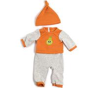 Miniland Pyjama froid orange rayé robe pour poupées de 40 cm, couleur 38-40 cm 31552