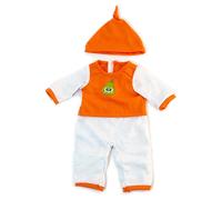 Miniland Pyjamas Froids à Rayures Orange 38 Cm