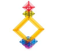 Miniland - Pyramides translucides. Kit de Construction adapté aux Tables Lumineuses.