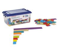 Miniland Récipient de 204 pièces pour Les Enfants âgés de 6 à 9 Ans pour Comprendre Les Fractions
