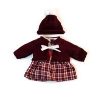 Miniland – Ensemble de vêtements pour poupée 31558 – 3 pièces – Rouge – 40 cm