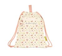 Miniland Kiddie Sack Butterfly - Sac à Dos Enfant Type Sac Imperméable | Léger et Résistant | Avec Poches et Fermeture à Cordon | Lavable et Personnalisable | Idéal pour l’École