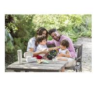 Miniland - Set De 3 Recipients Ronds En Verre. Set 3 Naturround Chip