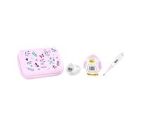 Miniland - Set de 3 Thermomètres Numériques pour Bébé avec Trousse Pratique, Thermomètre Corporel, Sucette et Bain | Squirrel Thermokit Dreamland