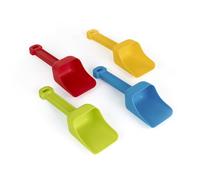 Miniland - Set de 4 Pelles Jouet pour Enfants | Pelles Résistantes pour Sable et Neige | Jouets de Plage et d'Extérieur, Amusement en Plein Air