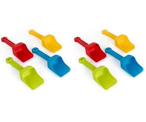Miniland - Set de 4 Pelles Jouet pour Enfants | Pelles Résistantes pour Sable et Neige | Jouets de Plage et d'Extérieur, Amusement en Plein Air (Lot de 2)