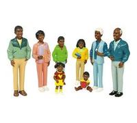 "Miniland - Set de 8 personnages, ""la famille africaine""" G