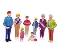 "Miniland - Set de 8 personnages, ""la famille europeenne""" G