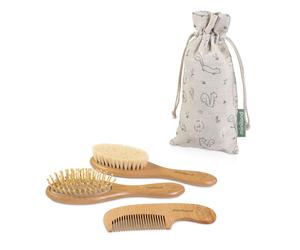 Miniland - Set de brosses et peigne Natur Haircare Chip