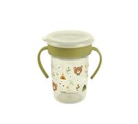 Miniland Sippy Cup 360 Explorer - Tasse d’Apprentissage 270 ml Anti-fuite | Système 360° sans Bec | Avec Poignées Ergonomiques et Couvercle | Personnalisable | Compatible Lave-vaisselle