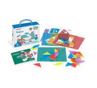 Miniland - Jeu éducatif Tangram 32163 - Translucide Multicolore