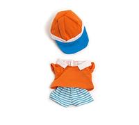 Miniland - Vêtements pour poupée de 21 cm, Accessoire de vêtements pour poupées, Ensemble Chaleur Polo 21 cm