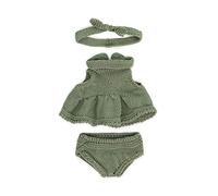 Miniland - Vêtements pour poupée de 21 cm, Accessoire de vêtements pour poupées, Robe et Bandeau 21 cm