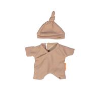 Miniland – Pyjama avec bonnet pour poupée 21 cm – Blanc