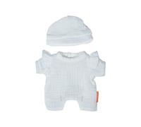 Miniland - Vêtements pour Poupée de 21 cm, Accessoire d'habillement pour Poupées, Salopette et T-Shirt d'Été