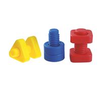 Miniland Lot de 48 vis et écrous en Plastique