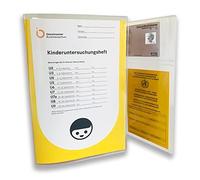 Minilino Lot de 3 housses de protection - Qualité supérieure - Protection des documents importants - Organza pour carnet d'examen - Naissance