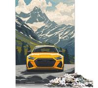 Minimal Audi RS6 Mansory Puzzle 1000 Pièces Cadeau Unique Jeu Éducatif Challenge Toy À De Qualité Supérieure Peinture Art pour Adultes Et Enfants À Partir De 12 Ans 1000pcs (38x26cm)