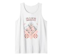 Minimal Boho Travel Line Art Haïti Vacances Débardeur