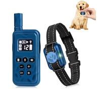 Minimal Collier de Dressage pour Petit Chien, Le Plus Léger Collier Électrique pour Chien avec Télécommande, Portée 2000FT, 4 Modes,Son,Vibration,Choc,Lumières,Étanche IPX7 pour Petits Moyennes Chiens