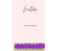 Minimal Floral Notes - Very Pale Pink: Hardcover Cream Paper Notebook | 5.5” x 8.5” | 160 Lined Pages | Minimal Flower Cover in Soft Tones