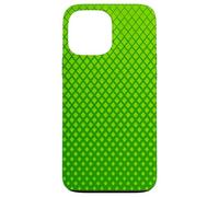 Minimal Green Lattice Pattern | Geometric Neutral Design Coque pour iPhone 13 Pro Max