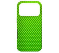 Minimal Green Lattice Pattern | Geometric Neutral Design Coque pour iPhone 17 Pro