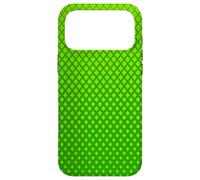 Minimal Green Lattice Pattern | Geometric Neutral Design Coque pour iPhone 17 Pro Max